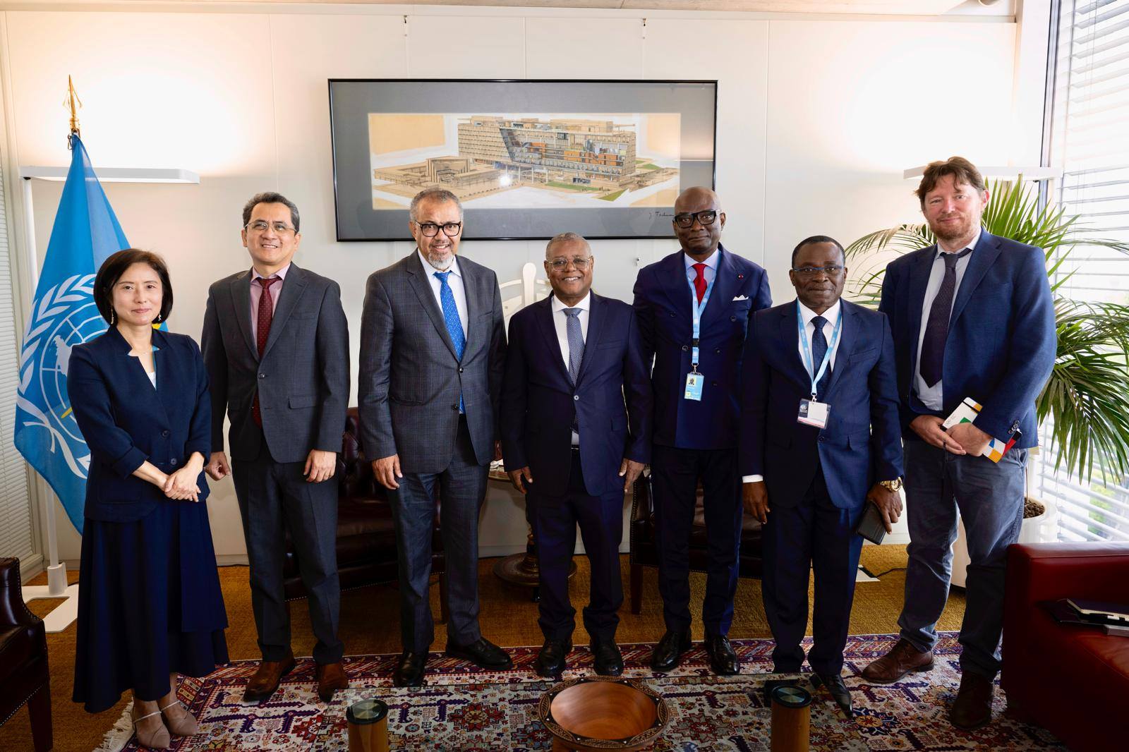 Ministre avec les partenaires