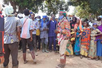 Lancement de la campagne de riposte contre la poliomyélite, à  Batangafo dans l' Ouham